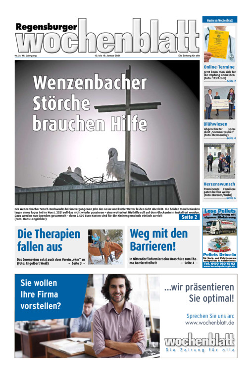 Regensburger Wochenblatt vom Mittwoch, 13.01.2021