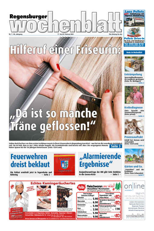 Regensburger Wochenblatt vom Mittwoch, 17.02.2021