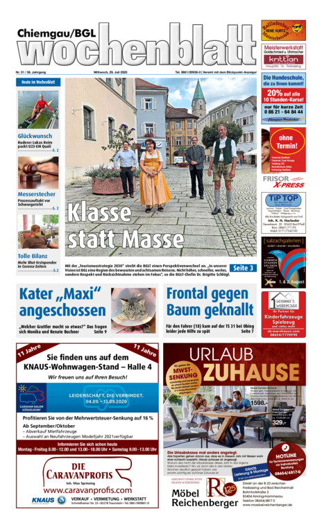 Chiemgau/BGL Wochenblatt vom Mittwoch, 29.07.2020