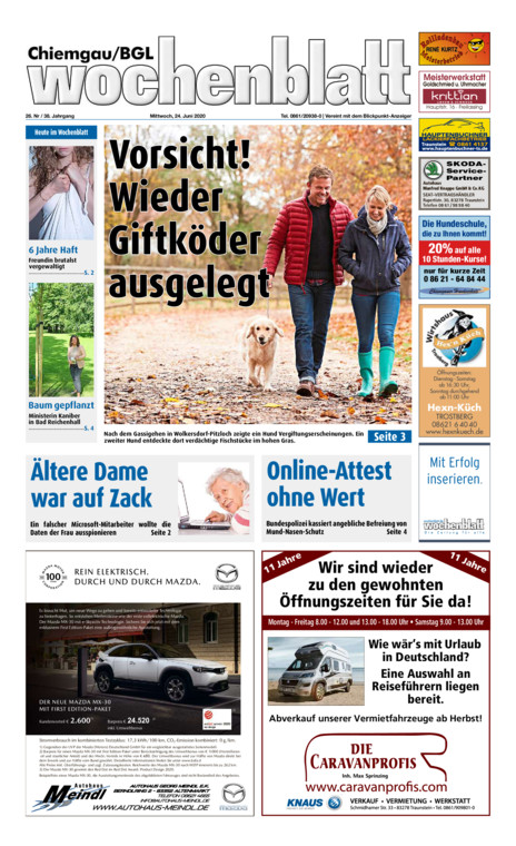Chiemgau/BGL Wochenblatt vom Mittwoch, 24.06.2020