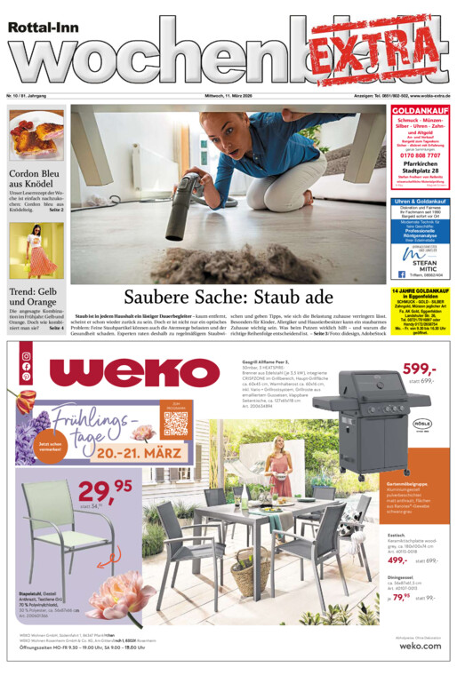 Rottal-Inn Wochenblatt EXTRA vom Mittwoch, 11.03.2026