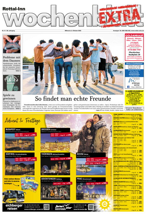 Rottal-Inn Wochenblatt EXTRA vom Mittwoch, 08.10.2025