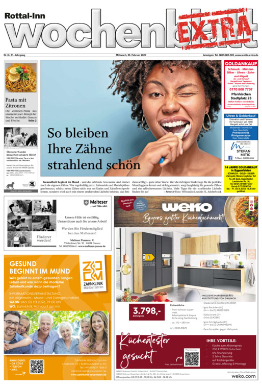 Rottal-Inn Wochenblatt EXTRA vom Mittwoch, 25.02.2026