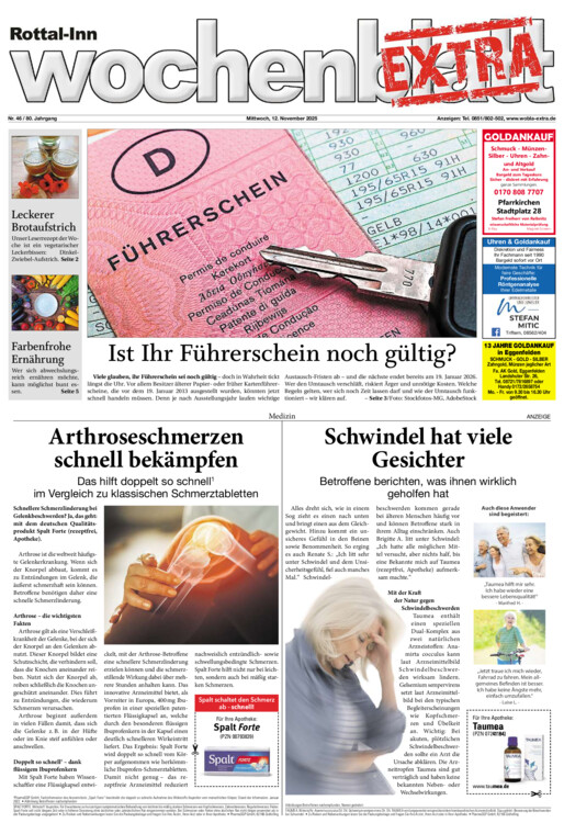 Rottal-Inn Wochenblatt EXTRA vom Mittwoch, 12.11.2025