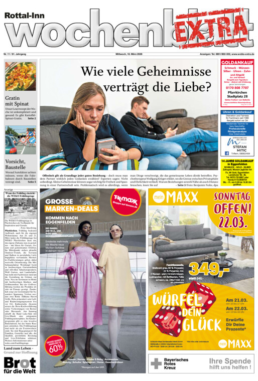 Rottal-Inn Wochenblatt EXTRA vom Mittwoch, 18.03.2026