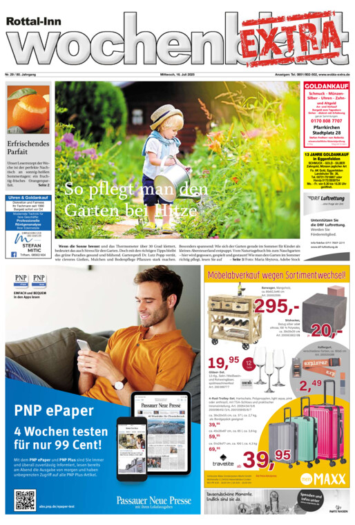 Rottal-Inn Wochenblatt EXTRA vom Mittwoch, 16.07.2025