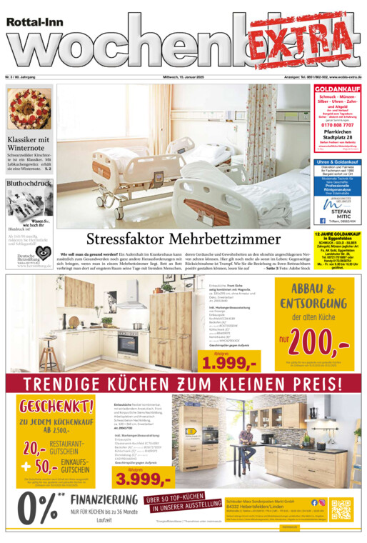 Rottal-Inn Wochenblatt EXTRA vom Mittwoch, 15.01.2025