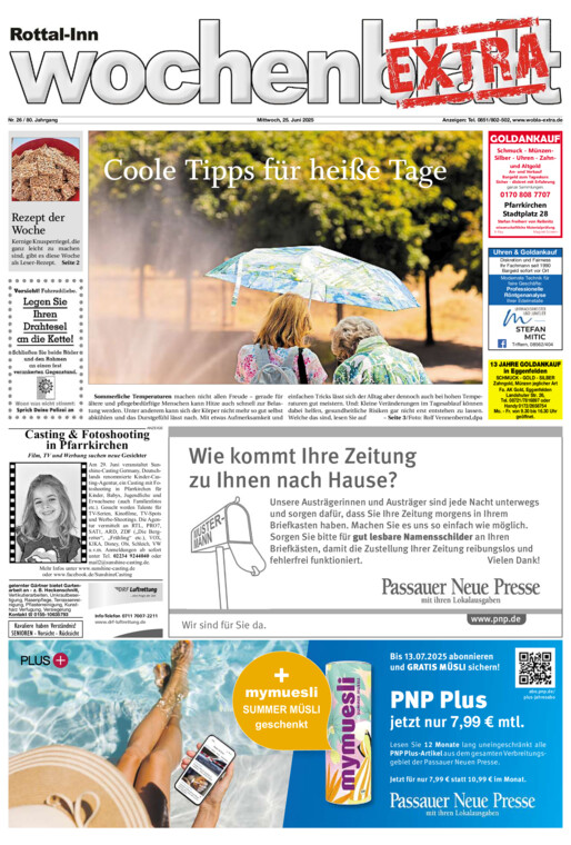 Rottal-Inn Wochenblatt EXTRA vom Mittwoch, 25.06.2025