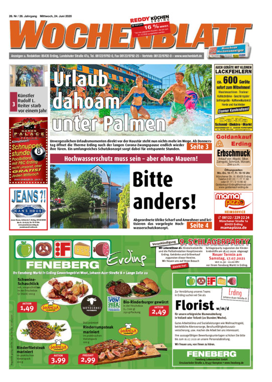 Wochenblatt Erding vom Mittwoch, 24.06.2020