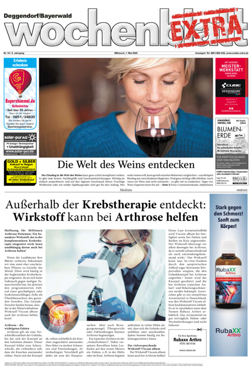 Deggendorf/Bayerwald Wochenblatt EXTRA vom Mittwoch, 07.05.2025