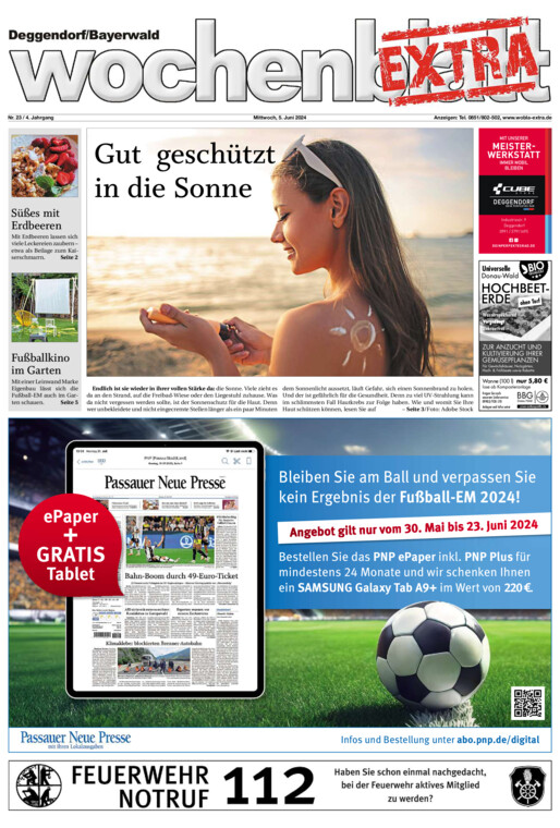 Deggendorf/Bayerwald Wochenblatt EXTRA vom Mittwoch, 05.06.2024