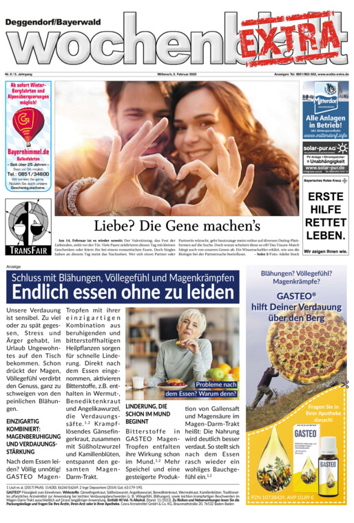 Deggendorf/Bayerwald Wochenblatt EXTRA vom Mittwoch, 05.02.2025