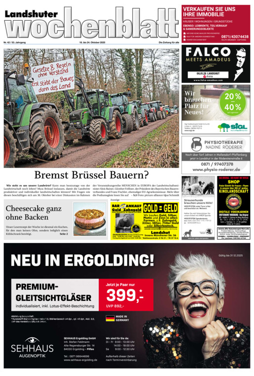 Landshuter Wochenblatt vom Samstag, 18.10.2025