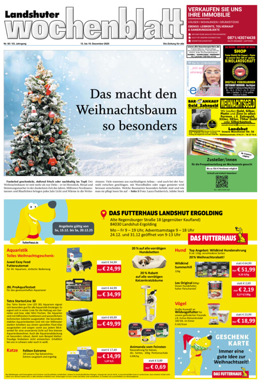 Landshuter Wochenblatt vom Samstag, 13.12.2025