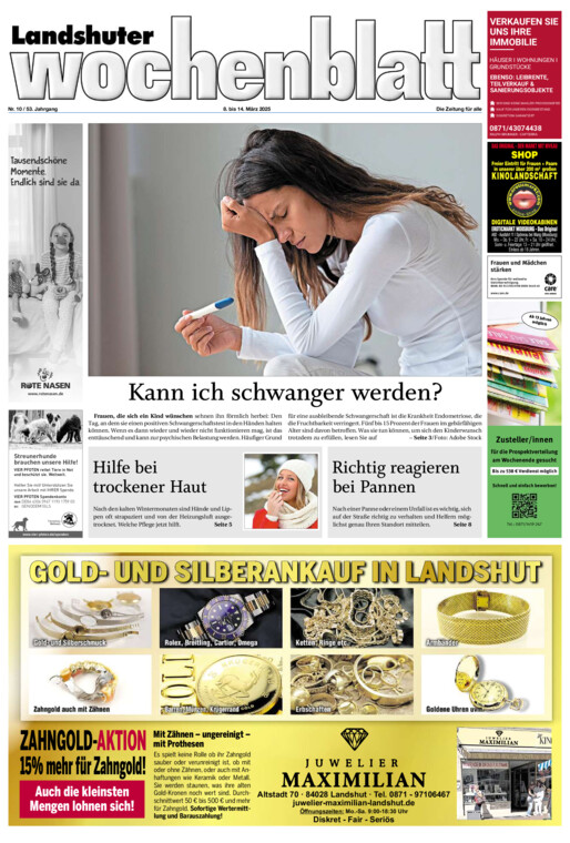 Landshuter Wochenblatt vom Samstag, 08.03.2025