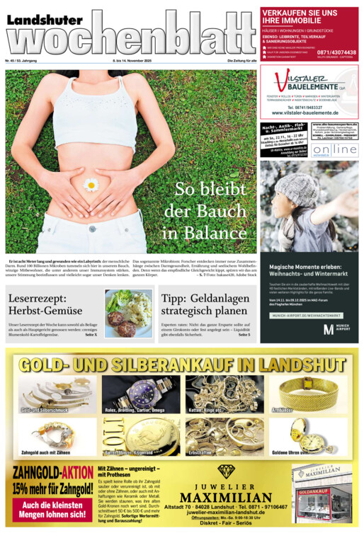 Landshuter Wochenblatt vom Samstag, 08.11.2025