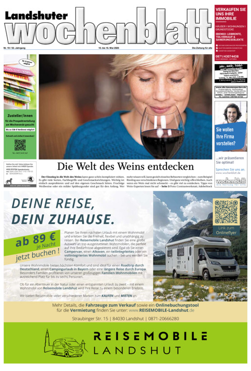 Landshuter Wochenblatt vom Samstag, 10.05.2025