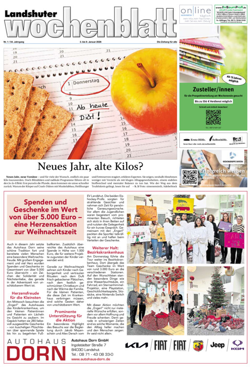 Landshuter Wochenblatt vom Samstag, 03.01.2026