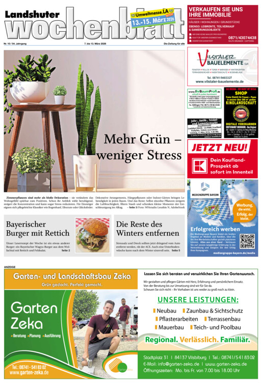 Landshuter Wochenblatt vom Samstag, 07.03.2026