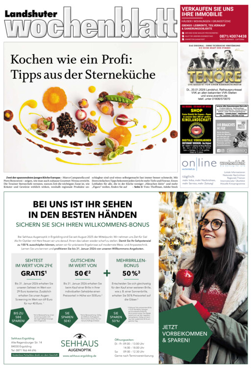 Landshuter Wochenblatt vom Samstag, 20.12.2025