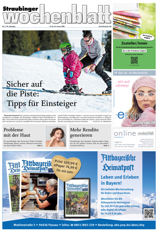 Straubinger Wochenblatt vom Samstag, 10.01.2026