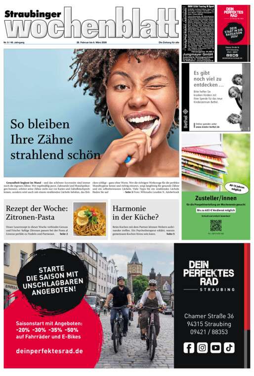 Straubinger Wochenblatt vom Samstag, 28.02.2026