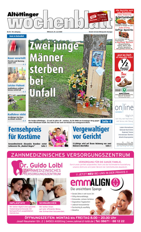 Altöttinger Wochenblatt vom Mittwoch, 24.06.2020