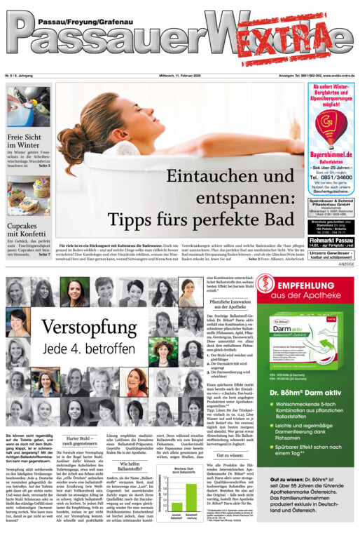 Passauer Woche EXTRA vom Mittwoch, 11.02.2026