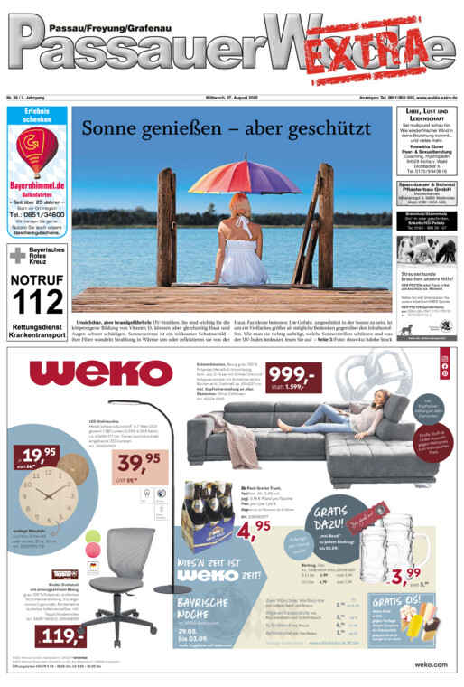 Passauer Woche EXTRA vom Mittwoch, 27.08.2025