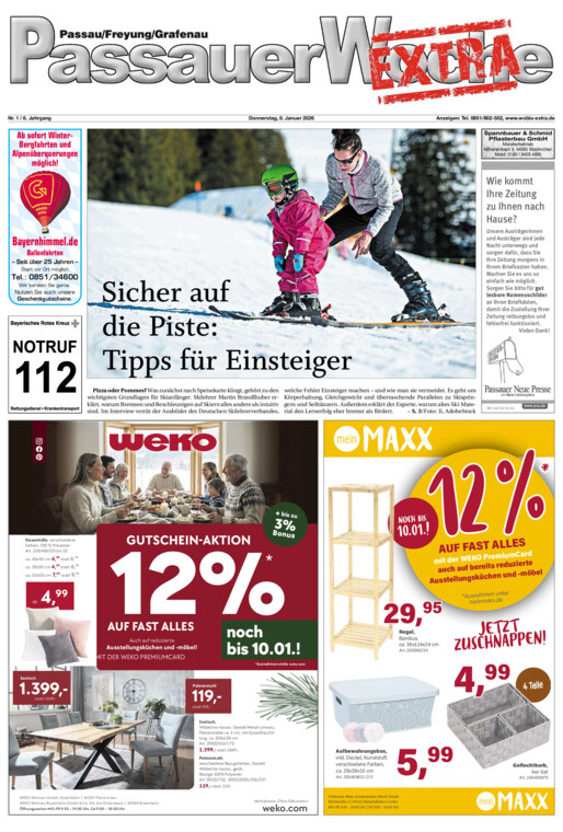 Passauer Woche EXTRA vom Donnerstag, 08.01.2026