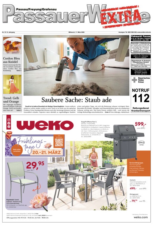 Passauer Woche EXTRA vom Mittwoch, 11.03.2026