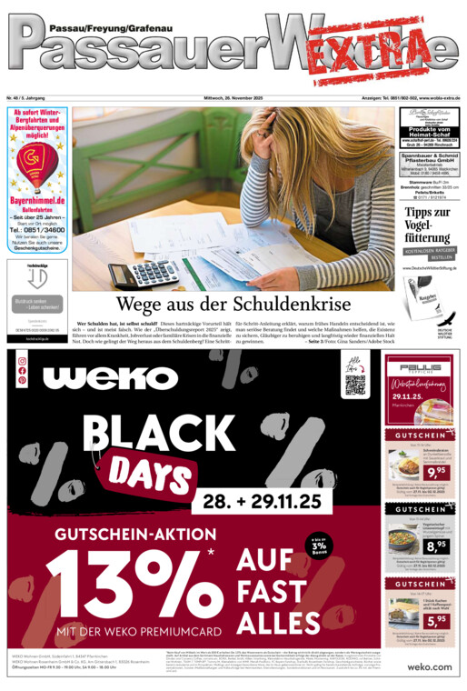 Passauer Woche EXTRA vom Mittwoch, 26.11.2025