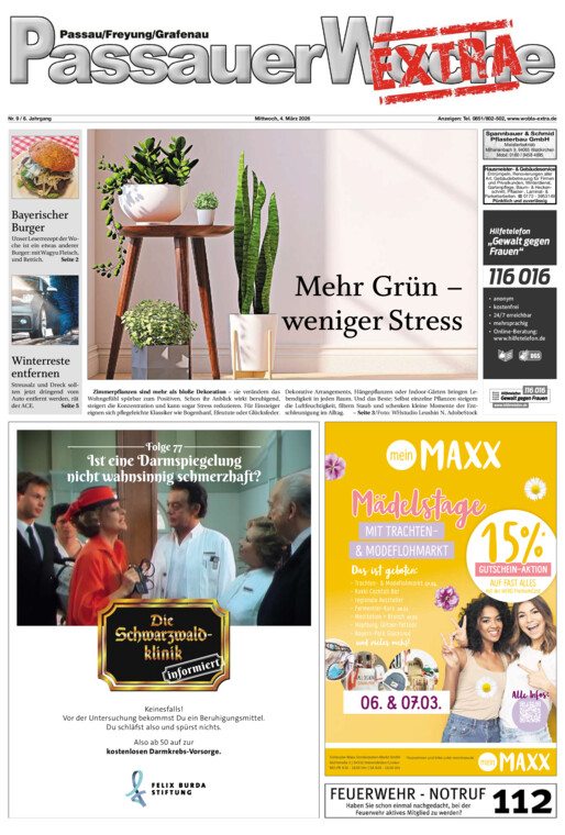 Passauer Woche EXTRA vom Mittwoch, 04.03.2026