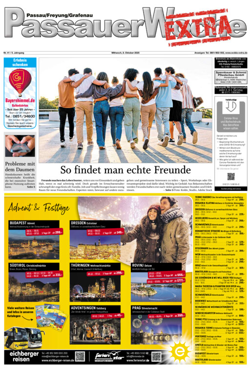 Passauer Woche EXTRA vom Mittwoch, 08.10.2025