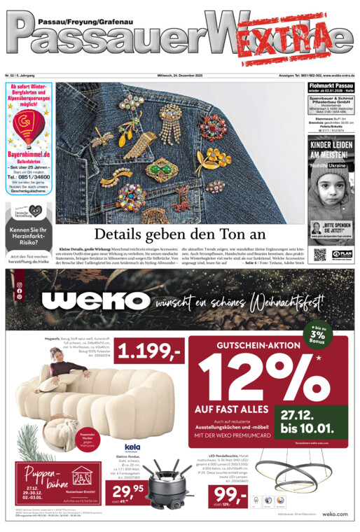 Passauer Woche EXTRA vom Mittwoch, 24.12.2025
