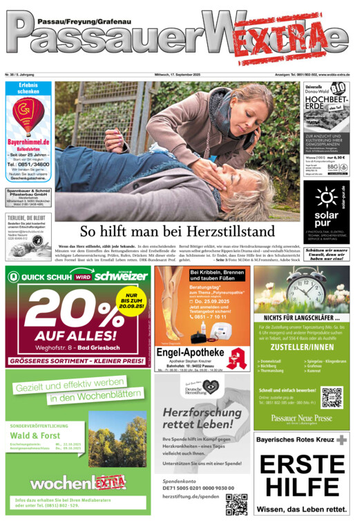 Passauer Woche EXTRA vom Mittwoch, 17.09.2025