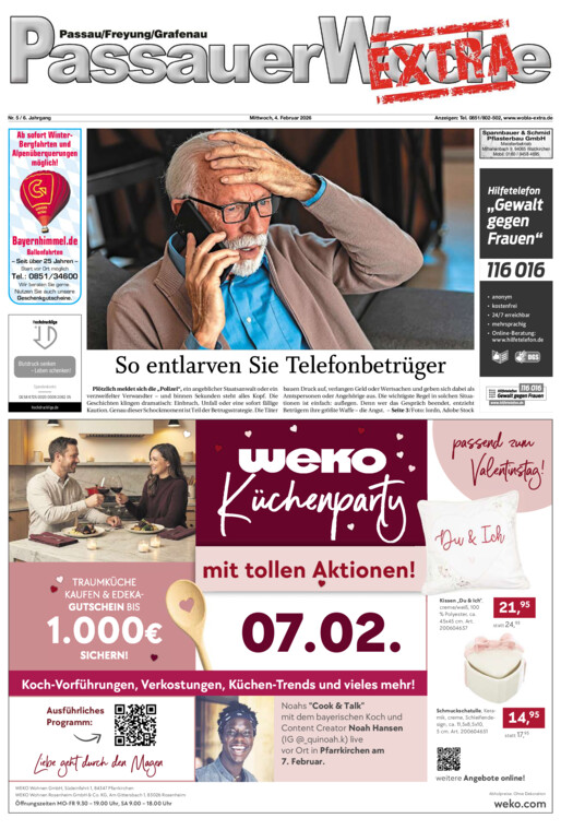 Passauer Woche EXTRA vom Mittwoch, 04.02.2026