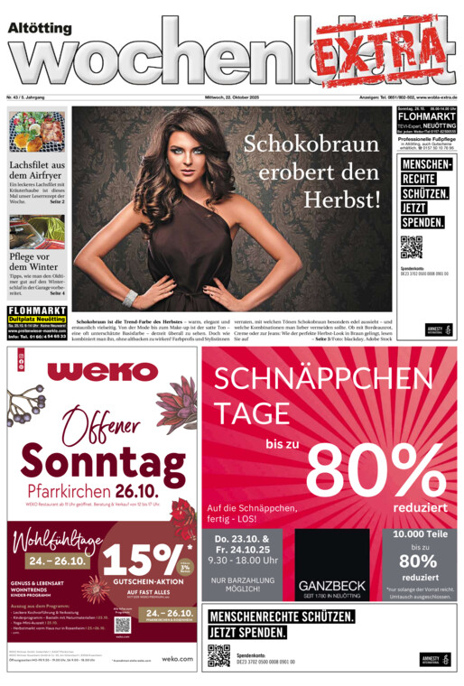 Altötting Wochenblatt EXTRA vom Mittwoch, 22.10.2025
