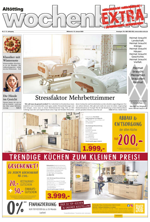 Altötting Wochenblatt EXTRA vom Mittwoch, 15.01.2025