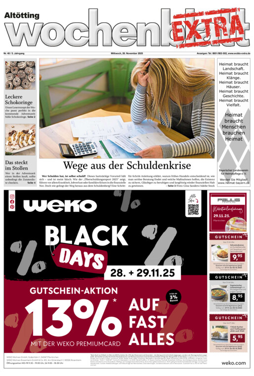 Altötting Wochenblatt EXTRA vom Mittwoch, 26.11.2025