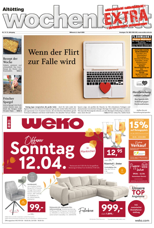 Altötting Wochenblatt EXTRA vom Mittwoch, 08.04.2026