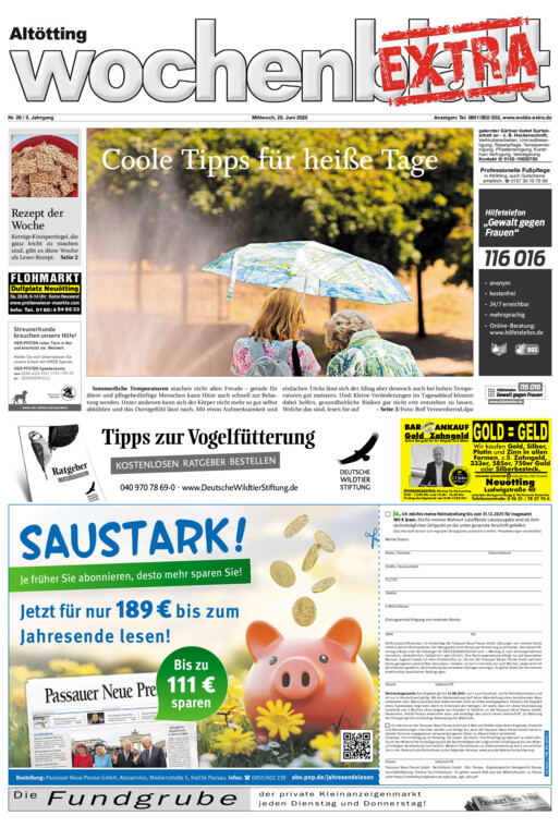 Altötting Wochenblatt EXTRA vom Mittwoch, 25.06.2025
