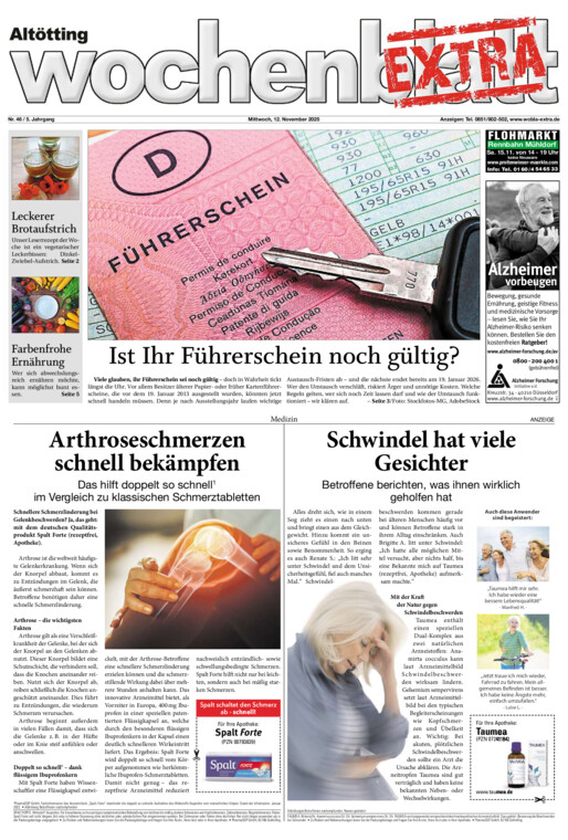 Altötting Wochenblatt EXTRA vom Mittwoch, 12.11.2025