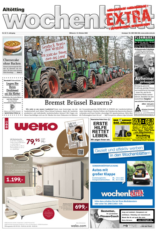 Altötting Wochenblatt EXTRA vom Mittwoch, 15.10.2025
