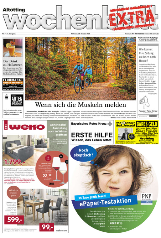 Altötting Wochenblatt EXTRA vom Mittwoch, 29.10.2025