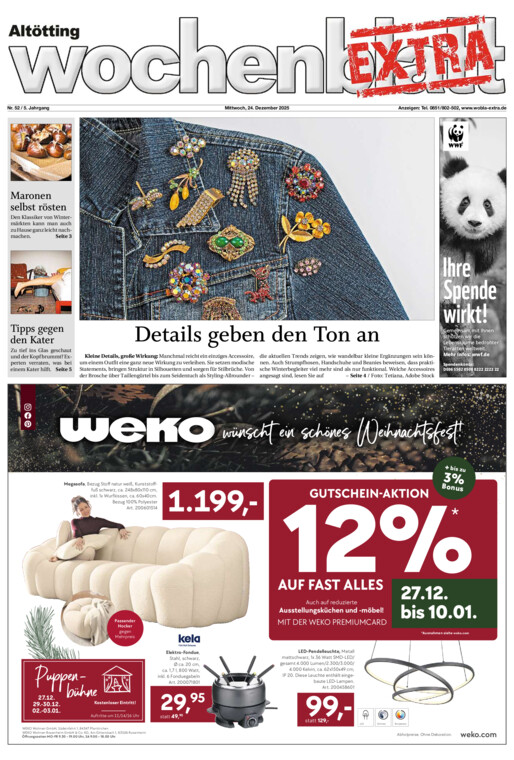 Altötting Wochenblatt EXTRA vom Mittwoch, 24.12.2025