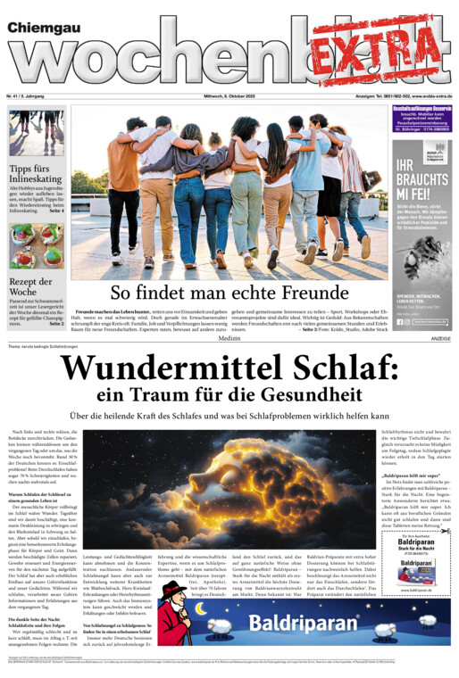 Chiemgau Wochenblatt EXTRA vom Mittwoch, 08.10.2025