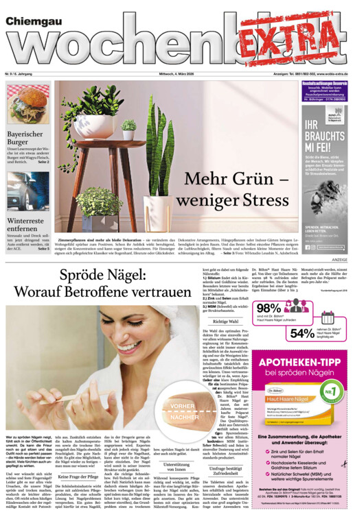 Chiemgau Wochenblatt EXTRA vom Mittwoch, 04.03.2026