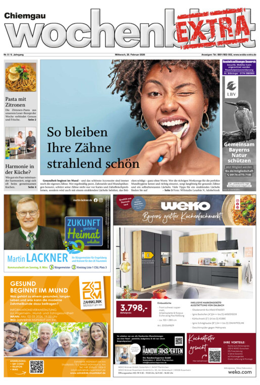 Chiemgau Wochenblatt EXTRA vom Mittwoch, 25.02.2026