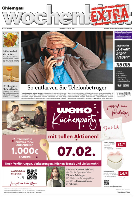 Chiemgau Wochenblatt EXTRA vom Mittwoch, 04.02.2026
